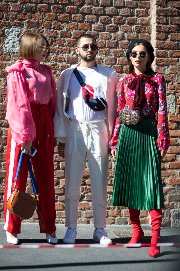 Street Style From Day 1 of Milan Spring 2018