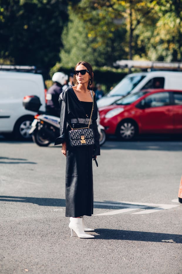 Small Crossbody Bags Were a Street Style Favorite On Day 1 of Paris Fashion  Week
