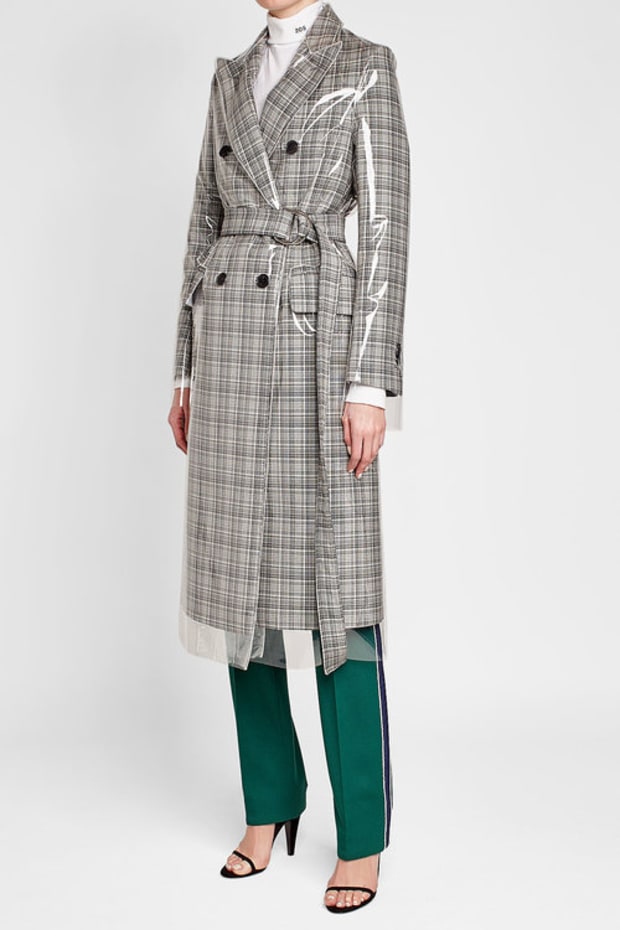 17 Plastic Pieces To Take Your Wardrobe From Fall Spring Fashionista 17 Plastic Pieces To Take Your Wardrobe, See Through Plastic Trench Coat