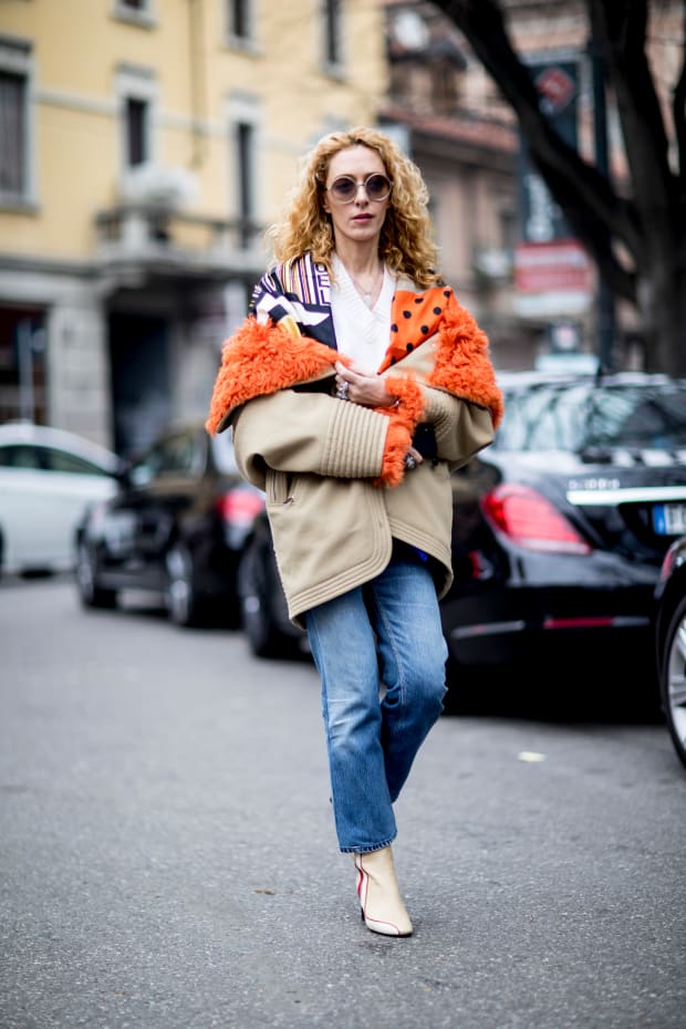 The Street Style Crowd Wore Pops of Orange at Milan Men's Fashion Week -  Fashionista