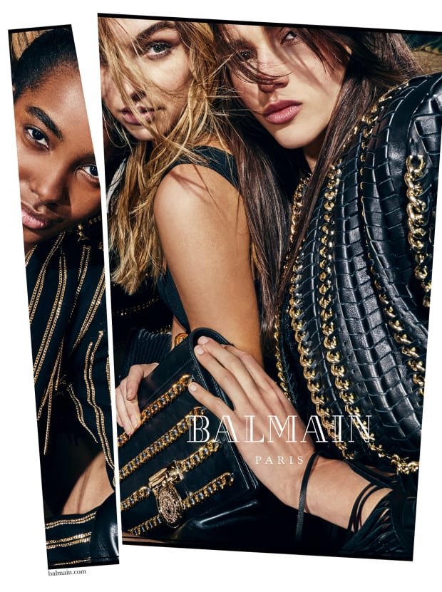 Balmain unveils model-heavy SS15 campaign