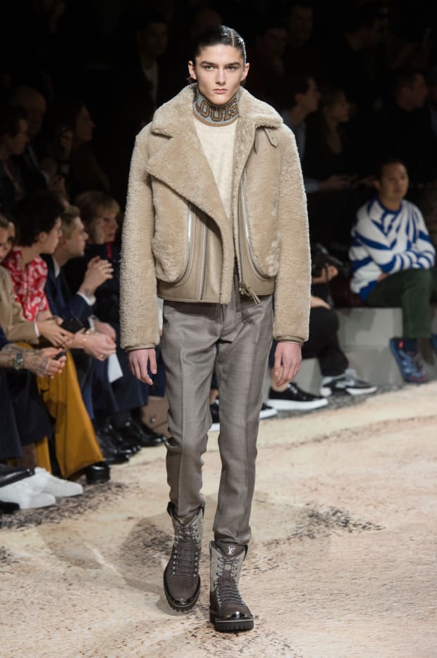 Louis Vuitton - Turned towards the future. The Titanium Sherpa Trunk from  the Louis Vuitton Men's Fall-Winter 2018 Fashion Show by Kim Jones. See all  the looks and watch the show now