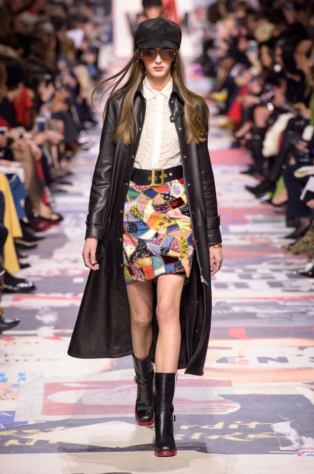 dior patchwork skirt