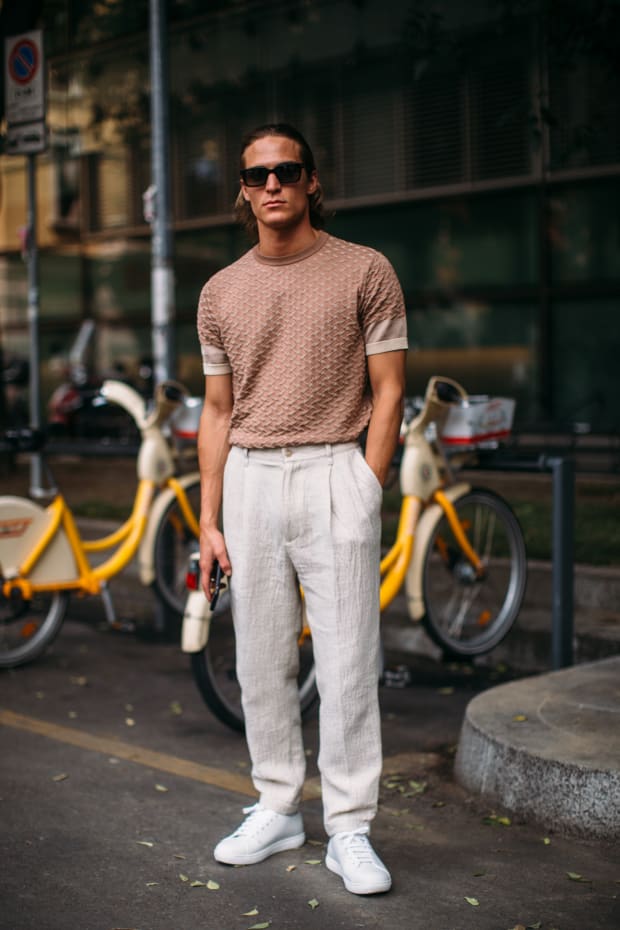 A Bit Of A Bare Chest Was A Street Style Hit At Milan Fashion Week Men S Fashionista A Bit Of A Bare Chest Was A Street Style Hit At Milan Fashion Week Men S Fashionista