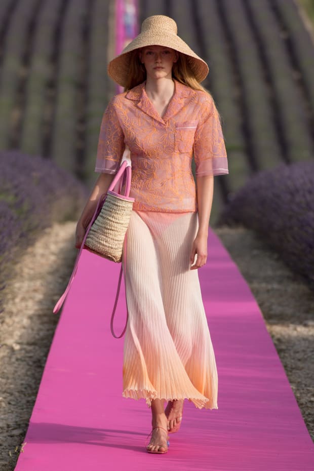 Image result for jacquemus fashion show lavender field