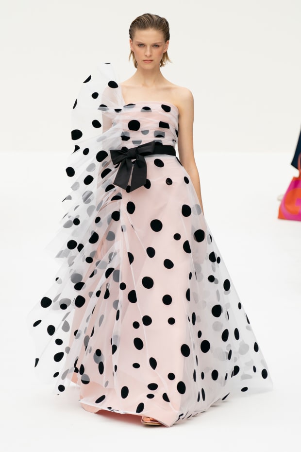 polka dot dress designer