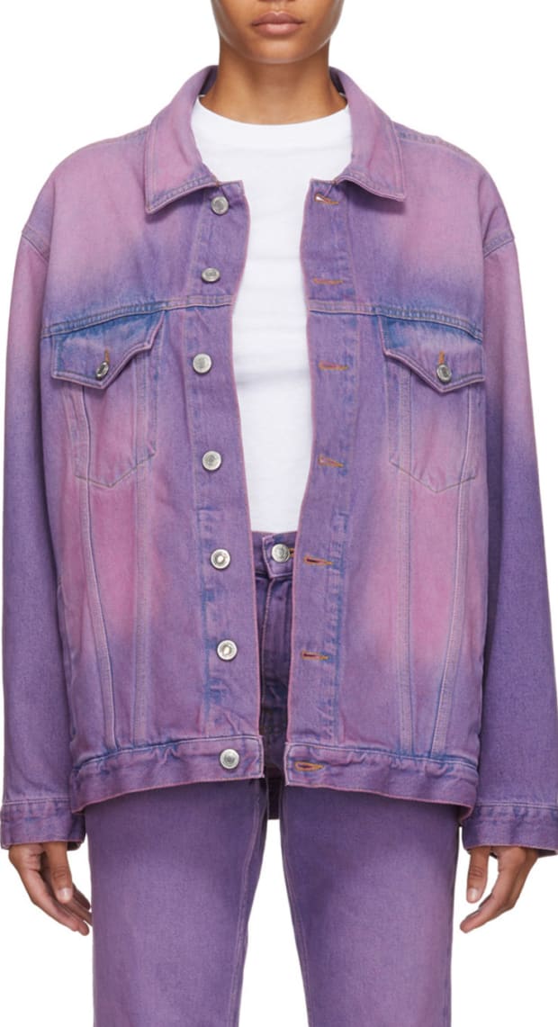 Missguided Purple Oversized Washed Denim Jacket  Denim fashion women, Denim  outfit, Denim fashion