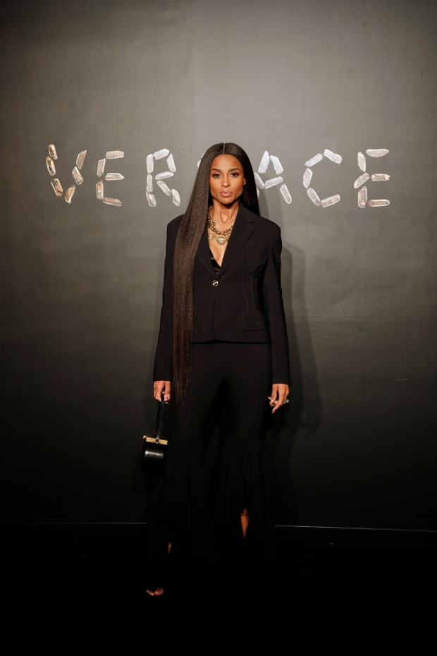 Versace New York Fashion Show Celebrity Style - 2 Chainz, Kanye, Young  Thug, and 21 Savage at Versace Pre-Spring 2019