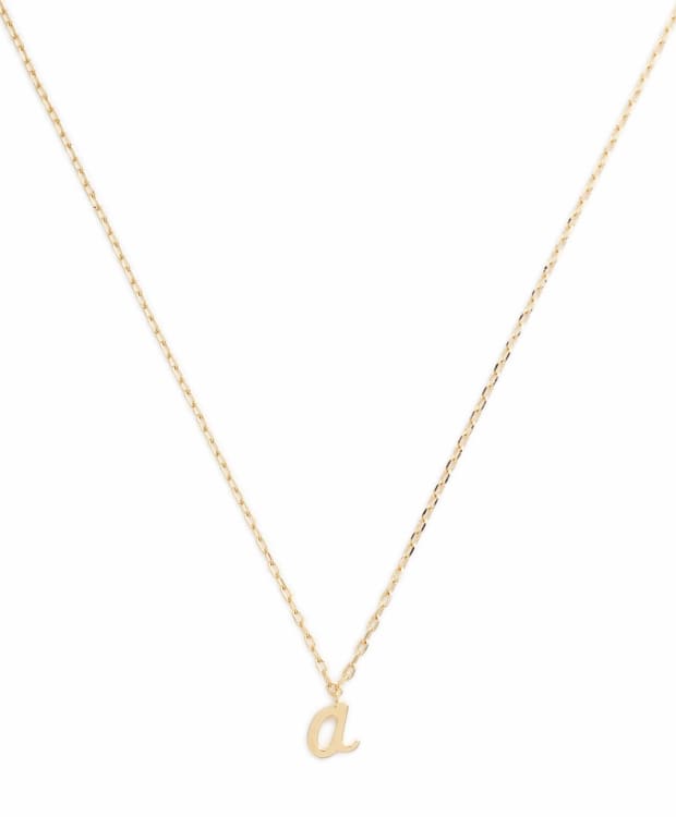 Beautiful Lowercase Initial Necklace or Pendant 