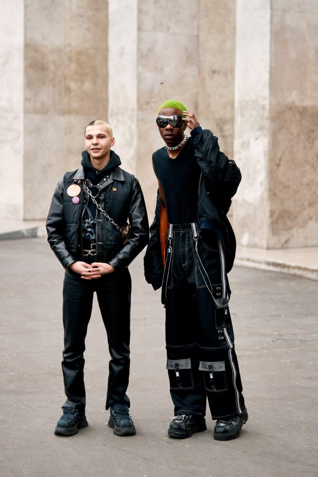 Khaki Got a Street Style Upgrade at Paris Fashion Week Men's - Fashionista