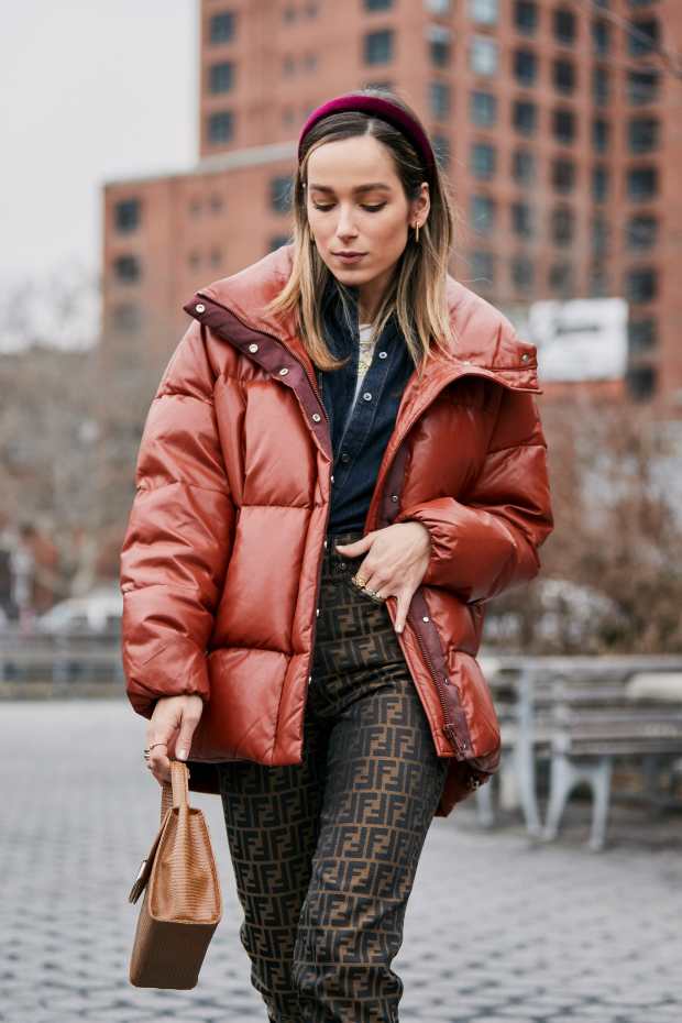 Neck Tie & Chin Strap Hat Street Style Trend Fall 2019