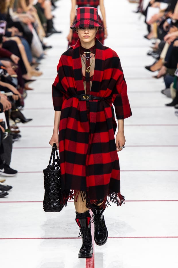 The Luxury Closet - Dare to wear this black and red @dior Plaid
