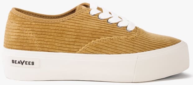 tan platform sneakers