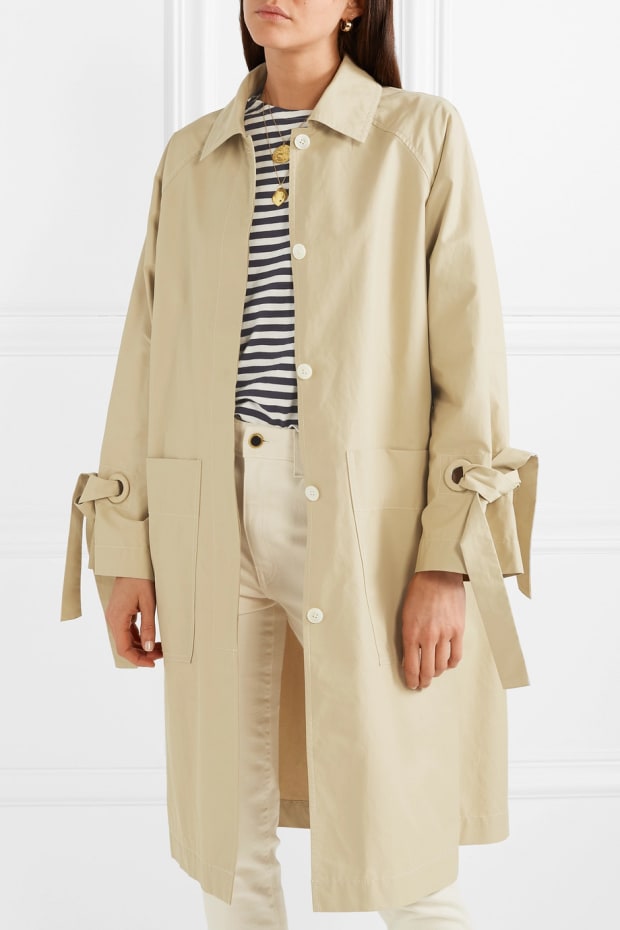 alex mill trench coat