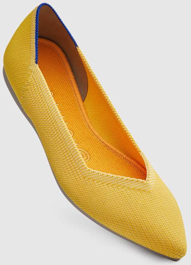 slip on pointed flats