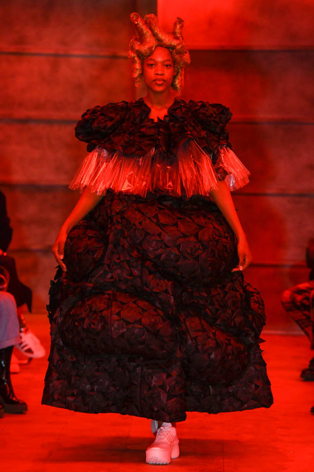 Comme des Garçons Put on a Mini Runway Show at the Company Offices