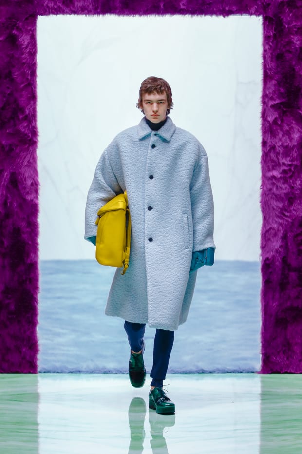 Prada's Fall 2021 Menswear Collection Is About 'an Intimate and