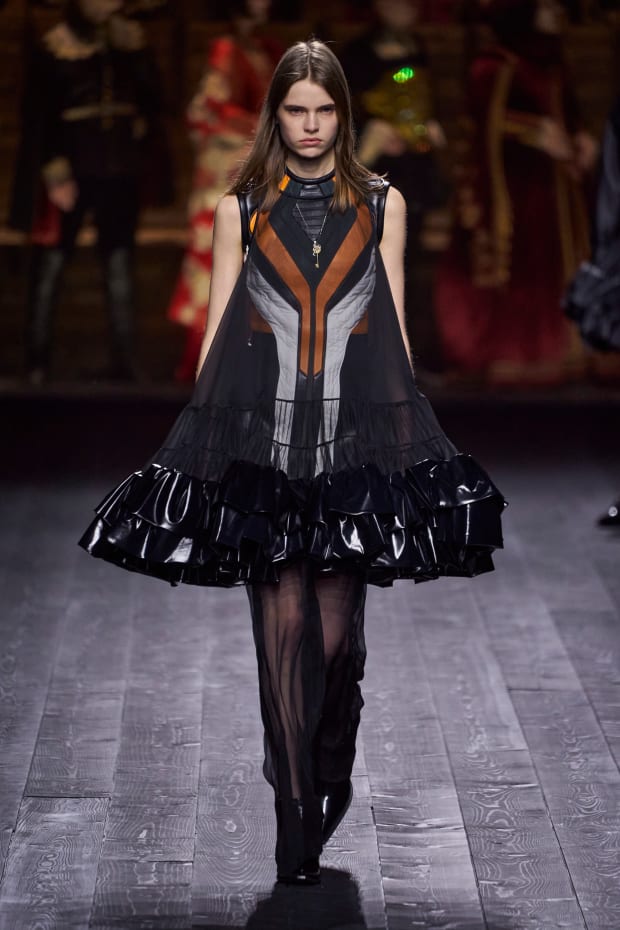 Nicolas Ghesquière Pairs Petticoats and Parkas for Louis Vuitton Fall 2020