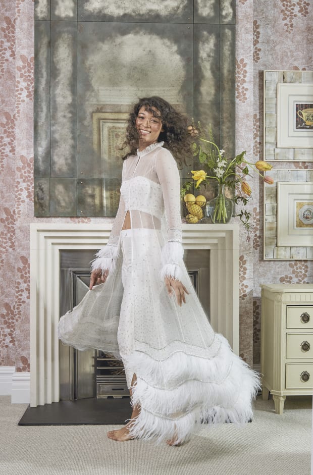 pants bridesmaid dress