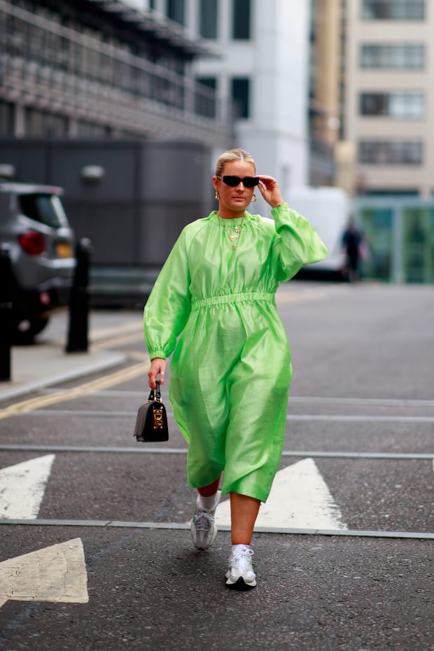 Everyone Wore Highlighter Hues on Day 3 of London Fashion Week - Fashionista