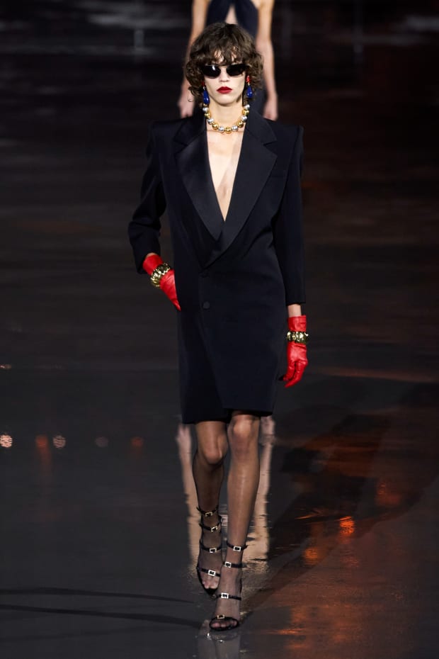 The Real Star of the Saint Laurent Spring 2022 Show Is This Pretty
