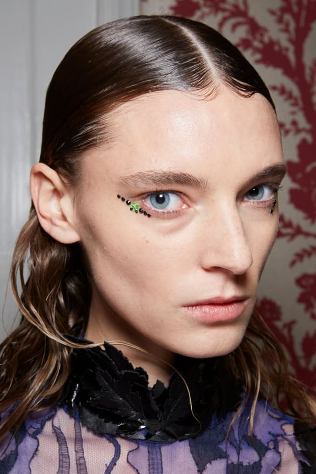 Wet Look Hair Gave Fendi's Y2K-Inspired Collection a Modern Twist