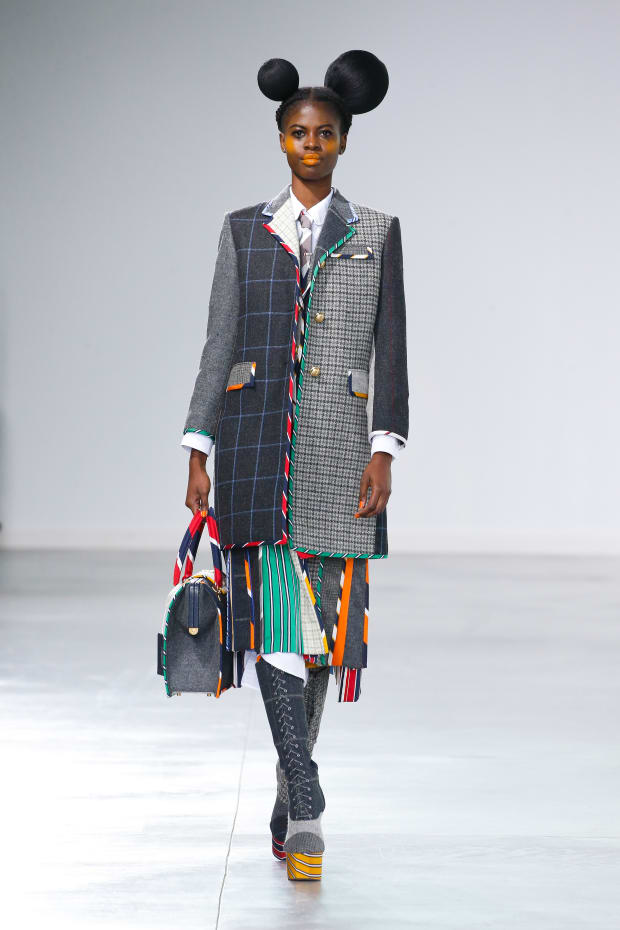 American Designer Thom Browne's Fall 2022 Collection Is Being Showcased At Fashion  Show In New York