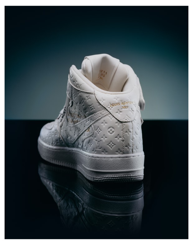 Louis Vuitton Men's 12 US Virgil Abloh High Top Trainer Sneaker