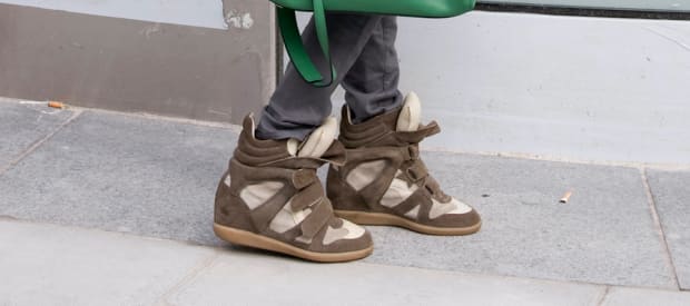 materiaal benzine Ster The Inevitable Has Occurred: Isabel Marant Is Bringing Back Her Wedge  Sneakers - Fashionista