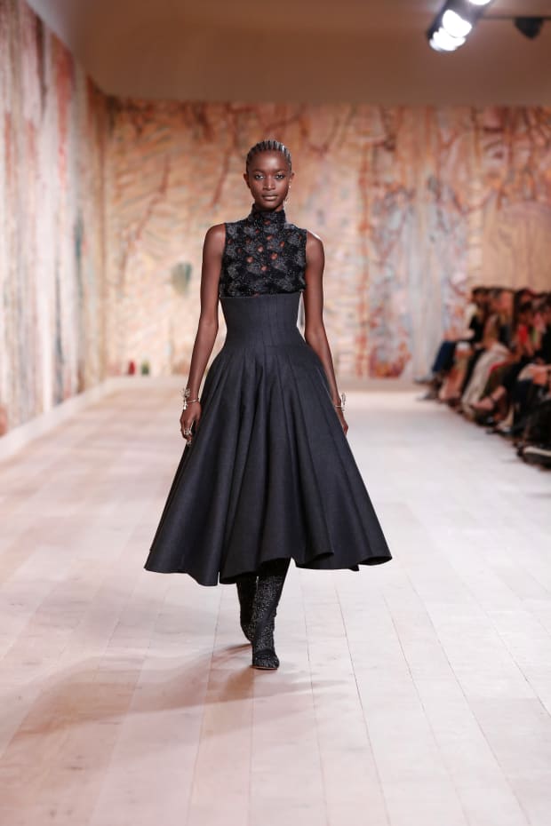 dior black dress 2021