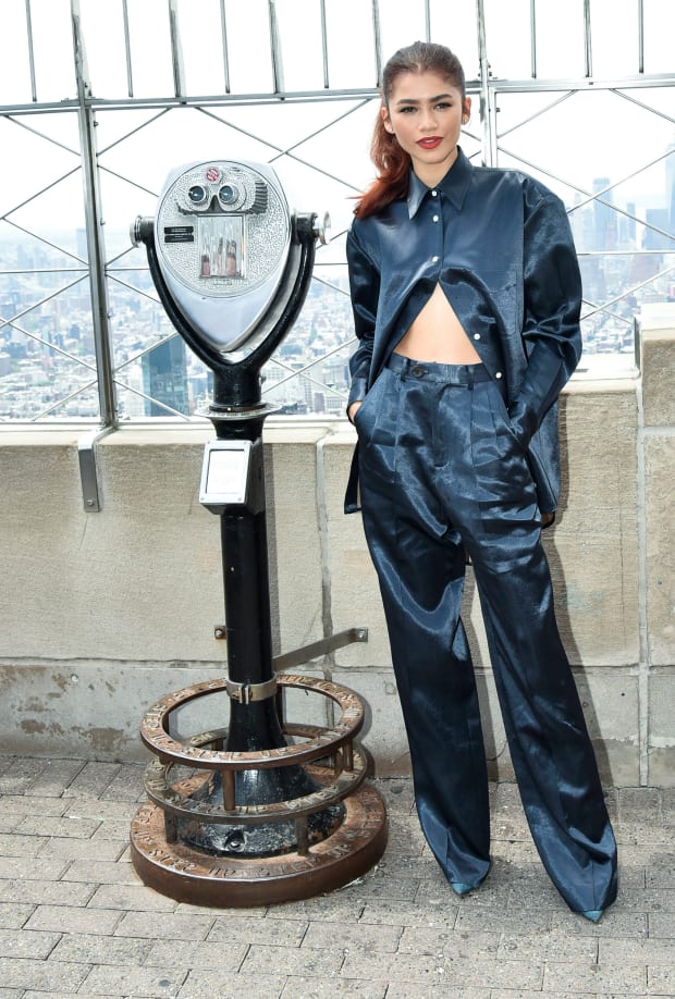 Great Outfits in Fashion History: Zendaya Lighting Up the Empire State  Building in Peter Do - Fashionista