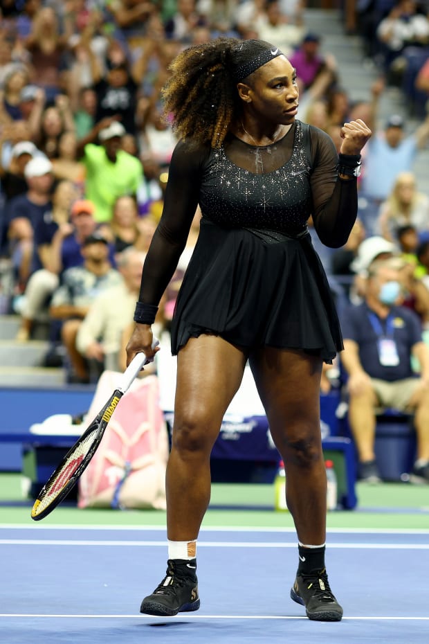 Laatste fiets helemaal Serena Williams Shines Bright in Custom Nike for Final U.S. Open -  Fashionista