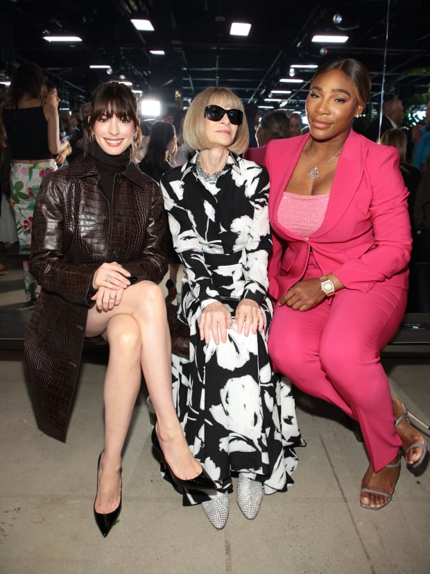 Serena Williams, Anne Hathaway and More Cause a Stir Off the Runway at Michael  Kors Collection Spring 2023 - Fashionista
