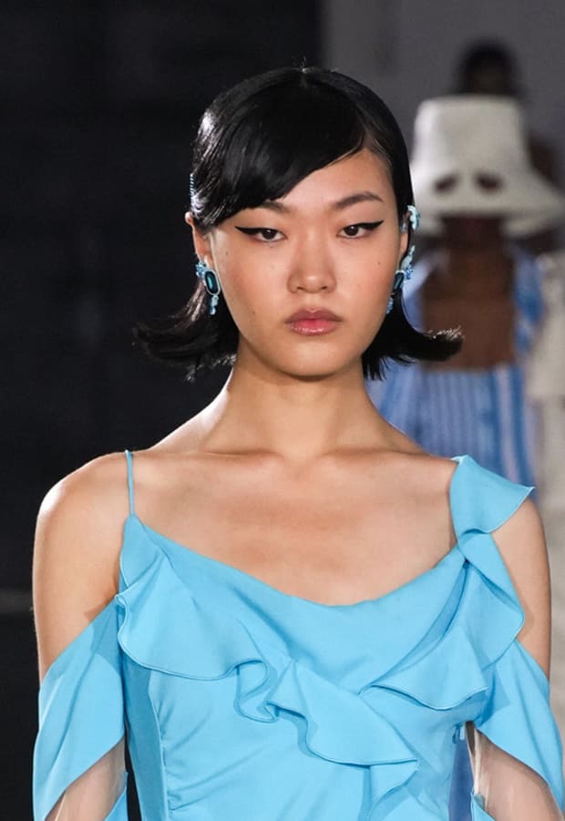 Braided Chignons at Fendi Spring 2022, Milan Fashion Week Spring 2022: The  Best Hair and Makeup Moments From the Runways