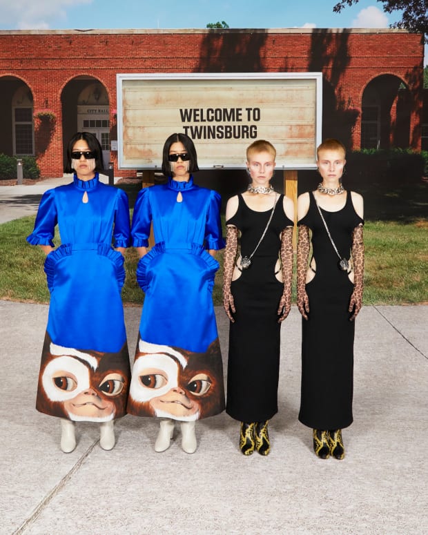 Gucci's 'Twinsburg' Show Had Gremlins, Adult Twins and Cultural  Appropriation - Fashionista