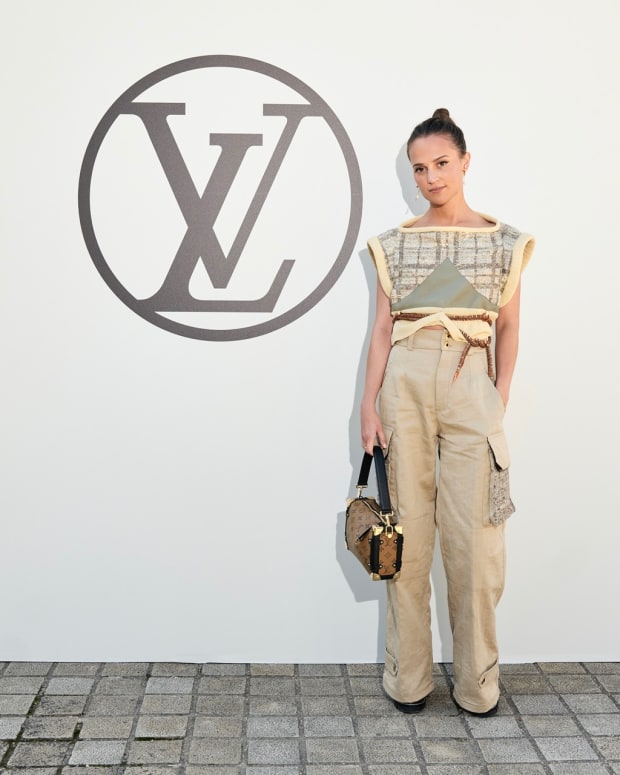 Alicia Vikander attending the Louis Vuitton Spring Summer 2018 show in  Paris