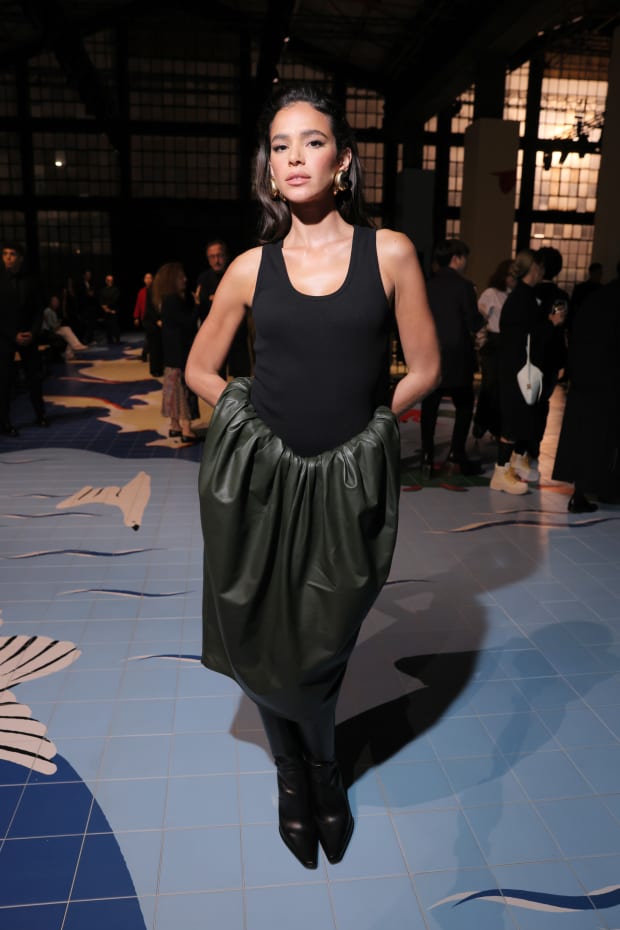 Bottega Veneta's Pouch Bag Was On Every Fashion Week Front Row