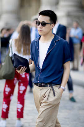 Showgoers Experimented With High-Waisted Pants at Paris Men's Fashion ...