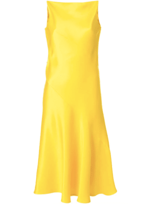 Calvin Klein 205W39NYC Yellow Dress Farfetch