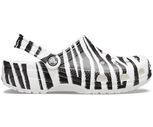 Zebra Print Crocs