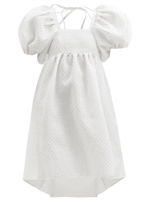 Cecilie Bahnsen Edition Tilde puff-sleeved cloqué dress  $872
