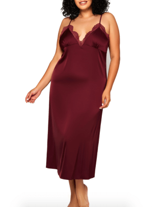 iCollection Francesca Satin Midi Slip Dress $80