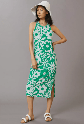Daily Practice by Anthropologie Terry Jacquard Midi Dress $138