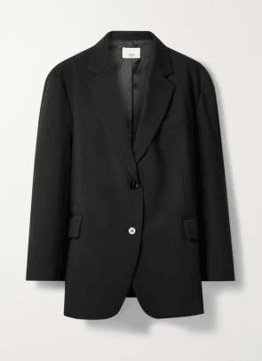 Frankie Shop Bea crepe blazer, $345