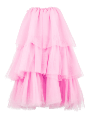 wolf and badger pink tulle skirt