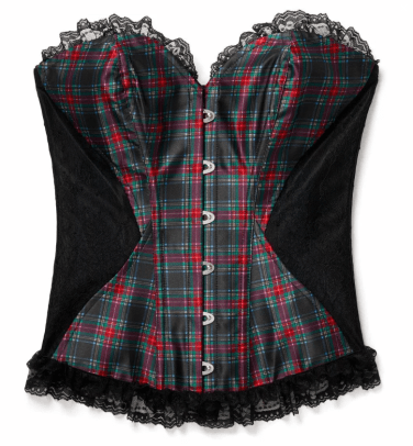 Jennifer Plaid Bustier