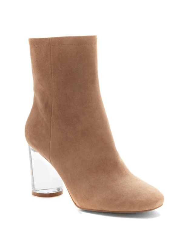 jessica simpson clear heel booties