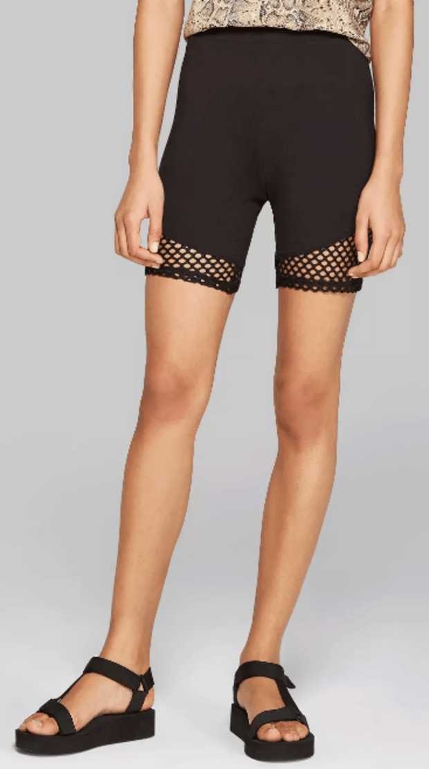 wild fable high rise bike shorts