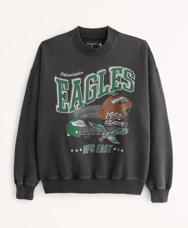 Kith for the NFL: Eagles Vintage Tee - Black