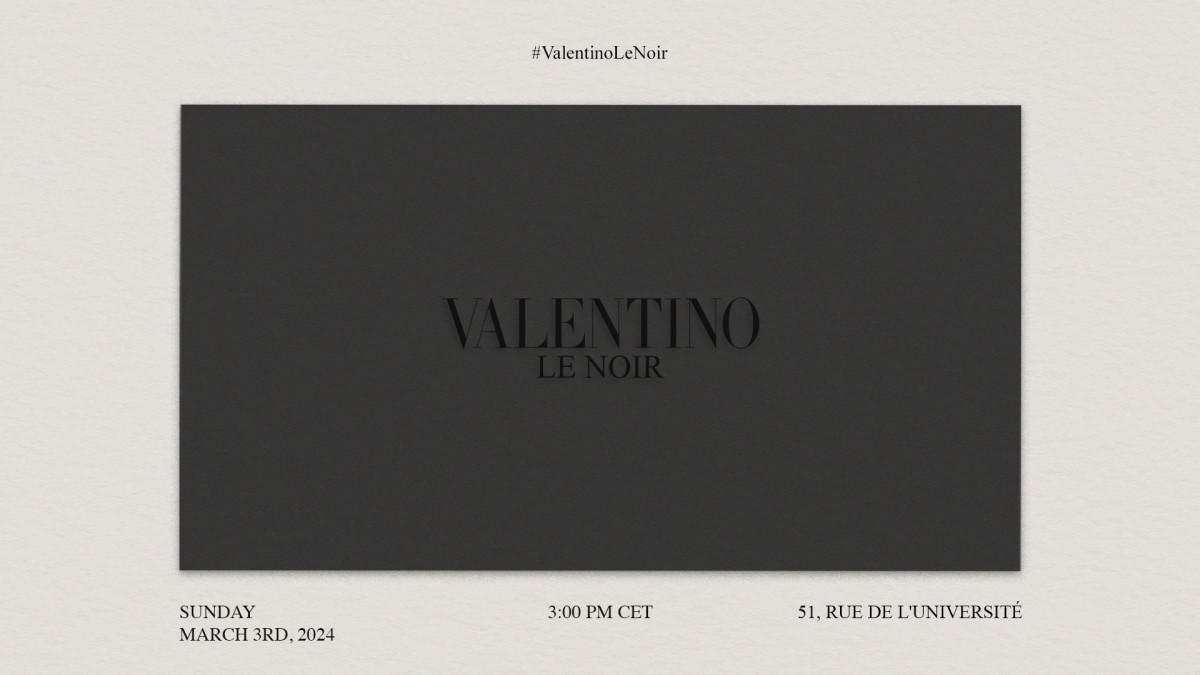 Watch the Valentino Runway Show Live